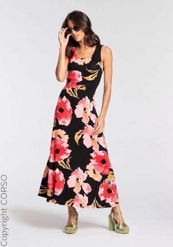 Sommerkleid Große Blumen