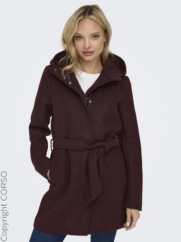 Onlemma Hood Belt Coat C
