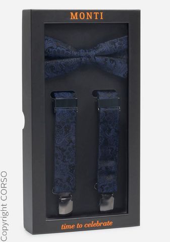 Set Hosenträger/Fliege