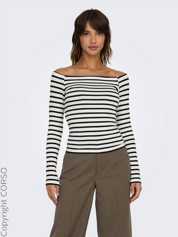 Onlglamour L/S Boat Neck