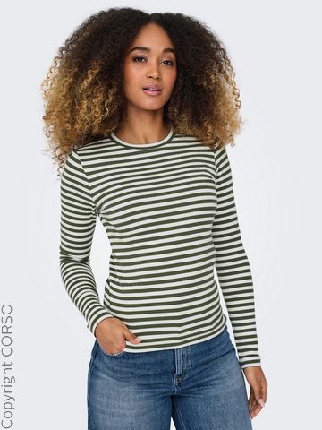 Onlaida L/S Striped Top