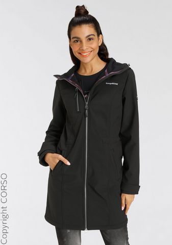 Softshell Jacke Kontrast Zip Af