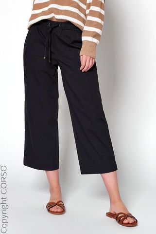 Casual Hose Pia Wide Leg 3/4