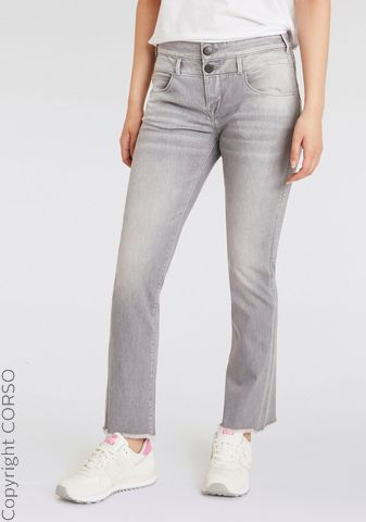 Baby Cropped Recycled Denim Grey