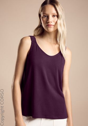Ltd Qr V-Neck Top W.Gath