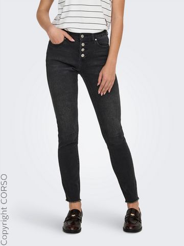 Onlmia Mid Waist Button Jeans