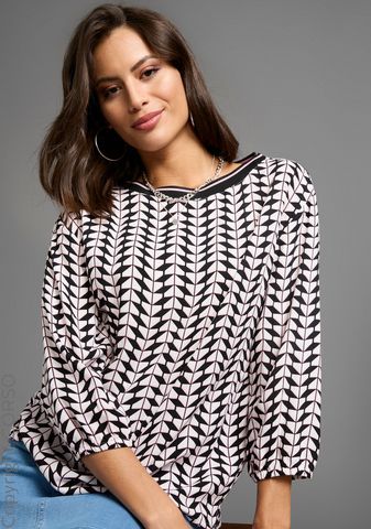 Druckbluse