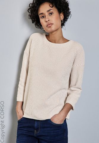 Langarmshirt gestreift